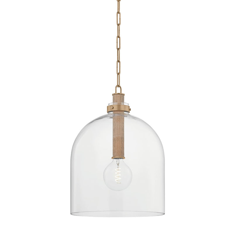 Troy Lighting - F4916-PBR - One Light Pendant - Kori - Patina Brass