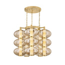 Corbett Lighting - 504-31-VB - LED Chandelier - Toulouse - Vintage Brass