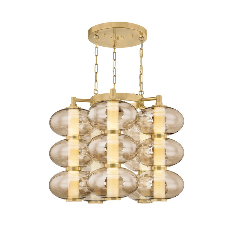 Corbett Lighting - 504-31-VB - LED Chandelier - Toulouse - Vintage Brass