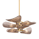 Corbett Lighting - 515-08-VGL - Eight Light Semi Flush Mount - Cardiff - Vintage Gold Leaf