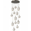 Avenue Lighting - HF2913-AB - 13 Light Pendant - Sedona - Alabaster / Aged Brass