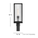 LED Post Mount<br /><span style="color:#4AB0CE;">Entrega: 4-10 dias en USA</span><br /><span style="color:#4AB0CE;font-size:60%;">PREGUNTE POR ENTREGA EN PANAMA</span><br />Collection: Torrent<br />Finish: Black