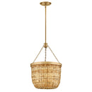 Hinkley - 48427LCB-NAT - LED Pendant - Sanibel - Lacquered Brass