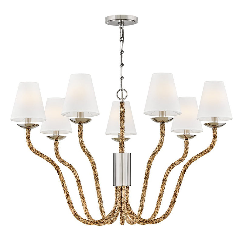 Hinkley - 48445PN-NAT - LED Chandelier - Harwich - Polished Nickel