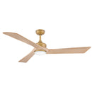 Hinkley - 903660FHB-LDD - 60"Ceiling Fan - Sculpt - Heritage Brass