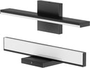 Lámpara De Pared Con Luz Led 12W Acabado Matte Black/  Die Cast Aluminium Acrílico.