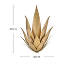 LED Wall Sconce<br /><span style="color:#4AB0CE;">Entrega: 4-10 dias en USA</span><br /><span style="color:#4AB0CE;font-size:60%;">PREGUNTE POR ENTREGA EN PANAMA</span><br />Collection: Agave<br />Finish: Burnished Gold