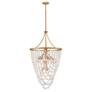 Fredrick Ramond - FR41596DA - LED Chandelier - Myra - Distressed Brass