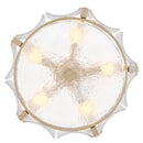 LED Semi-Flush Mount<br /><span style="color:#4AB0CE;">Entrega: 4-10 dias en USA</span><br /><span style="color:#4AB0CE;font-size:60%;">PREGUNTE POR ENTREGA EN PANAMA</span><br />Collection: Florian<br />Finish: Glacial