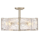 LED Semi-Flush Mount<br /><span style="color:#4AB0CE;">Entrega: 4-10 dias en USA</span><br /><span style="color:#4AB0CE;font-size:60%;">PREGUNTE POR ENTREGA EN PANAMA</span><br />Collection: Florian<br />Finish: Glacial