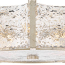 LED Semi-Flush Mount<br /><span style="color:#4AB0CE;">Entrega: 4-10 dias en USA</span><br /><span style="color:#4AB0CE;font-size:60%;">PREGUNTE POR ENTREGA EN PANAMA</span><br />Collection: Florian<br />Finish: Glacial