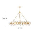 LED Chandelier<br /><span style="color:#4AB0CE;">Entrega: 4-10 dias en USA</span><br /><span style="color:#4AB0CE;font-size:60%;">PREGUNTE POR ENTREGA EN PANAMA</span><br />Collection: Audra<br />Finish: Deluxe Gold