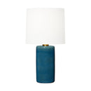 One Light Table Lamp<br /><span style="color:#4AB0CE;">Entrega: 4-10 dias en USA</span><br /><span style="color:#4AB0CE;font-size:60%;">PREGUNTE POR ENTREGA EN PANAMA</span><br />Collection: Shanghai<br />Finish: Deep Ocean Crackle