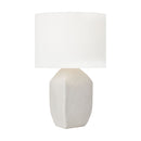 One Light Table Lamp<br /><span style="color:#4AB0CE;">Entrega: 4-10 dias en USA</span><br /><span style="color:#4AB0CE;font-size:60%;">PREGUNTE POR ENTREGA EN PANAMA</span><br />Collection: Sybert<br />Finish: Matte White Ceramic