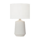 One Light Table Lamp<br /><span style="color:#4AB0CE;">Entrega: 4-10 dias en USA</span><br /><span style="color:#4AB0CE;font-size:60%;">PREGUNTE POR ENTREGA EN PANAMA</span><br />Collection: Panola<br />Finish: Matte White Ceramic