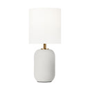 One Light Table Lamp<br /><span style="color:#4AB0CE;">Entrega: 4-10 dias en USA</span><br /><span style="color:#4AB0CE;font-size:60%;">PREGUNTE POR ENTREGA EN PANAMA</span><br />Collection: Fanny<br />Finish: Matte White Ceramic