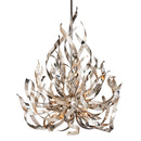 Corbett Lighting - 154-49-SL/SS - Nine Light Chandelier - Graffiti - Silver Leaf