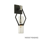 Troy Lighting - B6321-TBK/PN - One Light Wall Sconce - Raef - Textured Black & Polish Nickel
