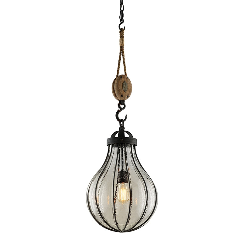 Troy Lighting - F4905-FOR - One Light Pendant - Murphy - Forged Iron