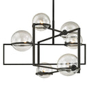 Troy Lighting - F6226-TBK - Six Light Chandelier - Elliot - Textured Black