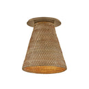 Troy Lighting - C3106-PBR - One Light Flush Mount - Menifee - Patina Brass