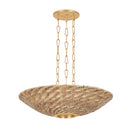Troy Lighting - F1528-VGL - Three Light Pendant - Ollie - Vintage Gold Leaf