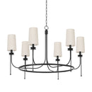 Troy Lighting - F1240-FOR - Six Light Chandelier - Calder - Forged Iron