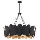 Minka-Lavery - 1418-897 - 12 Light Pendant - Vailen - Dark Matte Black