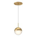 LED Pendant<br /><span style="color:#4AB0CE;">Entrega: 4-10 dias en USA</span><br /><span style="color:#4AB0CE;font-size:60%;">PREGUNTE POR ENTREGA EN PANAMA</span><br />Collection: Pluto<br />Finish: Brushed Gold