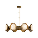 LED Chandelier<br /><span style="color:#4AB0CE;">Entrega: 4-10 dias en USA</span><br /><span style="color:#4AB0CE;font-size:60%;">PREGUNTE POR ENTREGA EN PANAMA</span><br />Collection: Alonso<br />Finish: Vintage Brass