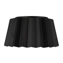 Two Light Flush Mount<br /><span style="color:#4AB0CE;">Entrega: 4-10 dias en USA</span><br /><span style="color:#4AB0CE;font-size:60%;">PREGUNTE POR ENTREGA EN PANAMA</span><br />Collection: Plisse<br />Finish: Matte Black