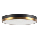 LED Flush Mount<br /><span style="color:#4AB0CE;">Entrega: 4-10 dias en USA</span><br /><span style="color:#4AB0CE;font-size:60%;">PREGUNTE POR ENTREGA EN PANAMA</span><br />Collection: Adelaide<br />Finish: Aged Gold/Matte Black