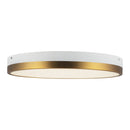 LED Flush Mount<br /><span style="color:#4AB0CE;">Entrega: 4-10 dias en USA</span><br /><span style="color:#4AB0CE;font-size:60%;">PREGUNTE POR ENTREGA EN PANAMA</span><br />Collection: Adelaide<br />Finish: Aged Gold/White