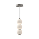 LED Pendant<br /><span style="color:#4AB0CE;">Entrega: 4-10 dias en USA</span><br /><span style="color:#4AB0CE;font-size:60%;">PREGUNTE POR ENTREGA EN PANAMA</span><br />Collection: Bijou<br />Finish: Brushed Nickel/Opal Matte Glass