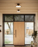 Alora - SF418012MB-UNV - LED Semi Flush Mount - Issa - Matte Black