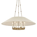 Troy Lighting - F1638-PBR - Six Light Chandelier - Archive - Patina Brass