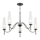Troy Lighting - F4236-FOR - Five Light Chandelier - Legacy - Forged Iron