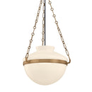 Troy Lighting - F5116-PBR - One Light Pendant - Paradigm - Patina Brass