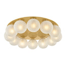 Corbett Lighting - 536-32-VPB - 12 Light Flush Mount - Vernazza - Vintage Polished Brass