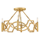 LED Semi-Flush Mount<br /><span style="color:#4AB0CE;">Entrega: 4-10 dias en USA</span><br /><span style="color:#4AB0CE;font-size:60%;">PREGUNTE POR ENTREGA EN PANAMA</span><br />Collection: Leona<br />Finish: Distressed Brass