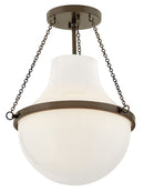 LED Semi-Flush Mount<br /><span style="color:#4AB0CE;">Entrega: 4-10 dias en USA</span><br /><span style="color:#4AB0CE;font-size:60%;">PREGUNTE POR ENTREGA EN PANAMA</span><br />Collection: Collins<br />Finish: Heritage Bronze
