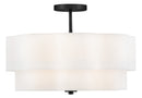 LED Semi-Flush Mount<br /><span style="color:#4AB0CE;">Entrega: 4-10 dias en USA</span><br /><span style="color:#4AB0CE;font-size:60%;">PREGUNTE POR ENTREGA EN PANAMA</span><br />Collection: Gwen<br />Finish: Black