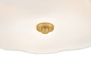 LED Semi-Flush Mount<br /><span style="color:#4AB0CE;">Entrega: 4-10 dias en USA</span><br /><span style="color:#4AB0CE;font-size:60%;">PREGUNTE POR ENTREGA EN PANAMA</span><br />Collection: Gwen<br />Finish: Lacquered Brass