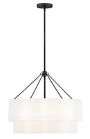 LED Chandelier<br /><span style="color:#4AB0CE;">Entrega: 4-10 dias en USA</span><br /><span style="color:#4AB0CE;font-size:60%;">PREGUNTE POR ENTREGA EN PANAMA</span><br />Collection: Gwen<br />Finish: Black