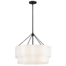 LED Chandelier<br /><span style="color:#4AB0CE;">Entrega: 4-10 dias en USA</span><br /><span style="color:#4AB0CE;font-size:60%;">PREGUNTE POR ENTREGA EN PANAMA</span><br />Collection: Gwen<br />Finish: Black