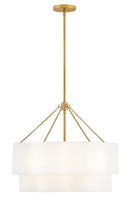 LED Chandelier<br /><span style="color:#4AB0CE;">Entrega: 4-10 dias en USA</span><br /><span style="color:#4AB0CE;font-size:60%;">PREGUNTE POR ENTREGA EN PANAMA</span><br />Collection: Gwen<br />Finish: Lacquered Brass
