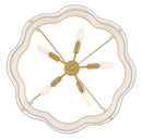 LED Chandelier<br /><span style="color:#4AB0CE;">Entrega: 4-10 dias en USA</span><br /><span style="color:#4AB0CE;font-size:60%;">PREGUNTE POR ENTREGA EN PANAMA</span><br />Collection: Gwen<br />Finish: Lacquered Brass