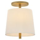 LED Semi-Flush Mount<br /><span style="color:#4AB0CE;">Entrega: 4-10 dias en USA</span><br /><span style="color:#4AB0CE;font-size:60%;">PREGUNTE POR ENTREGA EN PANAMA</span><br />Collection: Clive<br />Finish: Heritage Brass