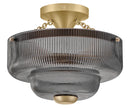 LED Semi-Flush Mount<br /><span style="color:#4AB0CE;">Entrega: 1-2 semanas en USA</span><br /><span style="color:#4AB0CE;font-size:60%;">PREGUNTE POR ENTREGA EN PANAMA</span><br />Collection: Adella<br />Finish: Lacquered Brass