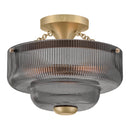 LED Semi-Flush Mount<br /><span style="color:#4AB0CE;">Entrega: 1-2 semanas en USA</span><br /><span style="color:#4AB0CE;font-size:60%;">PREGUNTE POR ENTREGA EN PANAMA</span><br />Collection: Adella<br />Finish: Lacquered Brass